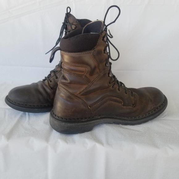 Vintage Leather Supersole Red Wing Work Boots Size 11 Leather Lace - Picture 5 of 7